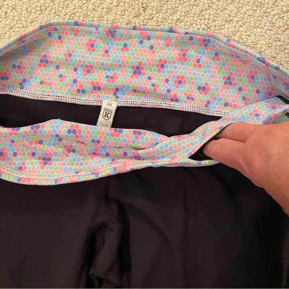 LIKE NEW Krass & Co RunRunner Leggings Sweet Bee 10 - Picture 9 of 15
